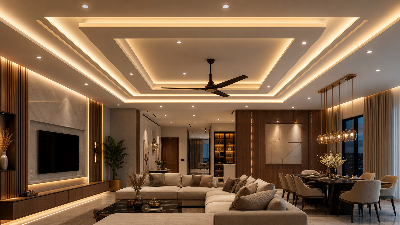 False Ceiling & Lighting